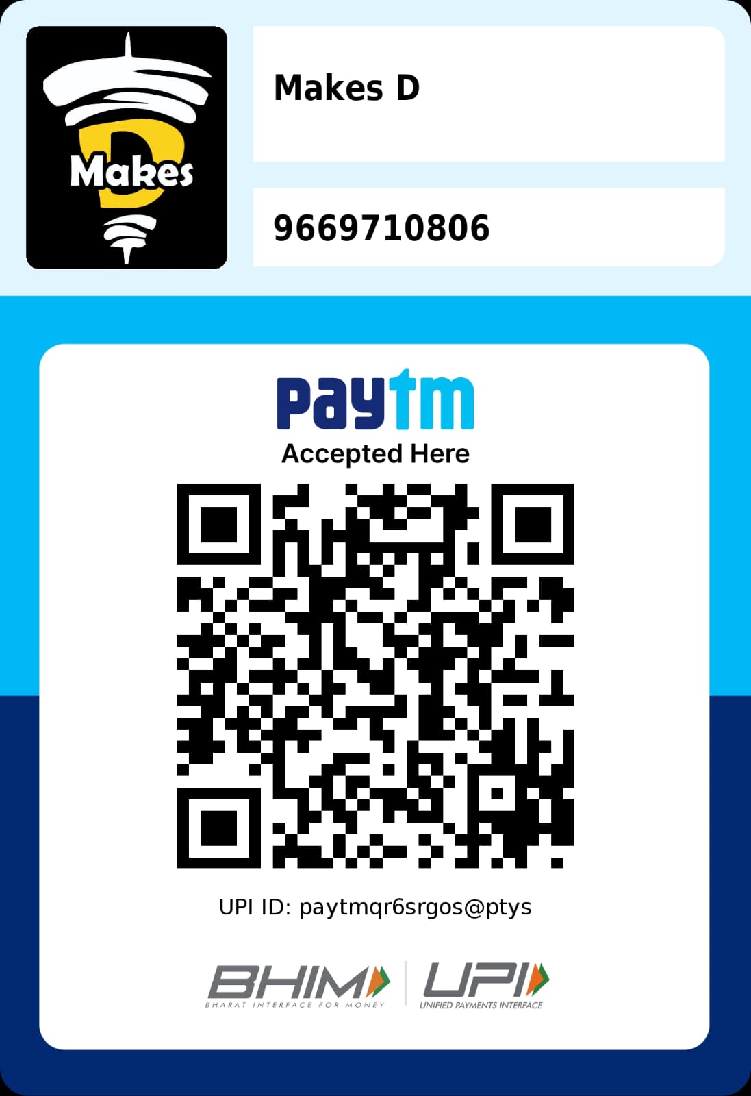 Payment QR Code